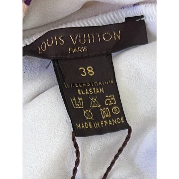 Louis Vuitton Vintage Y2K womens 38 One-Piece Swimsuit Paisley Print NWT luxury - Picture 4 of 10
